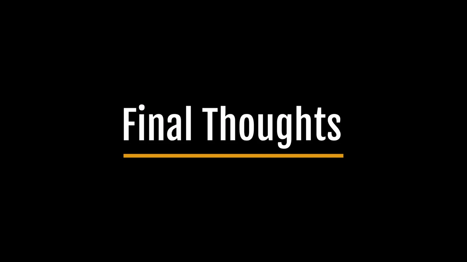 Final Thoughts title card closing the DaDABIK walkthrough of the Jev ticket classification integration