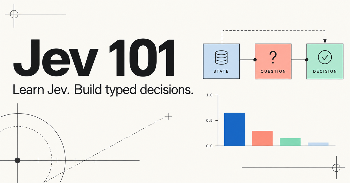 What Is Jev? Typed AI Decisions Explained | Jev 101